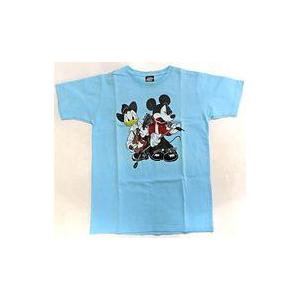 中古Tシャツ(男性アイドル) B’z×ディズニー 親子TシャツB ブルー Sサイ