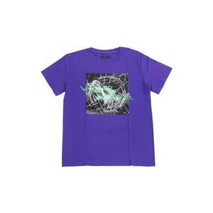 中古Tシャツ(女性アイドル) 欅坂46 アリーナツアー2019ロゴTシャツ パープル Sサイズ 「欅...