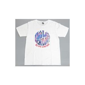 中古Tシャツ(男性アイドル) B’z ラウンドロゴTシャツ ホワイト Mサイズ 「B’z