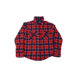 中古衣類 稲葉浩志 INABA Model ネルシャツ レッド×ネイビー XSサイズ 「B’z