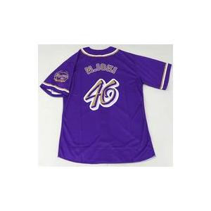 中古衣類 五百城茉央 個別ベースボールシャツ 2022 パープル Lサイズ 乃木坂46オフィシャルウェブショップ予約
