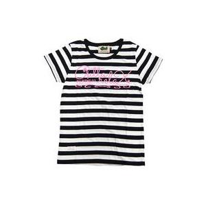 中古衣類 バーナビー・ブルックスJr. ボーダーTシャツ ブラック×ホワイト レディースXSサイ