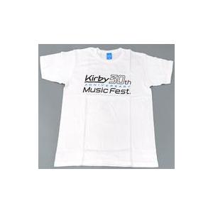 中古衣類 ロゴ 30thフェスTシャツ ホワイト Mサイズ 「星のカービィ 30周年記念ミュージック...