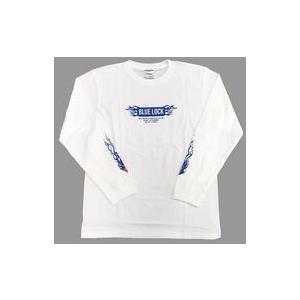 中古衣類 ロゴ ロングTシャツ ホワイト フリーサイズ 「ブルーロック×Animax Cafe+」