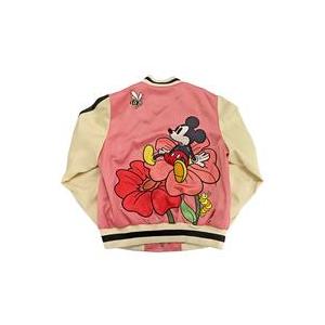 中古アウターウェア ミッキーマウス＆フラワー スーベニア ジャケット ピンク Mサイズ 「ディズニー100×COACH