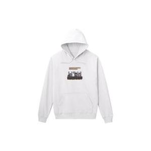 中古アウターウェア 集合 ドット絵モチーフパーカー ホワイト メンズLサイズ 「便利屋斎藤さん、異世...