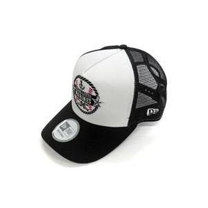 中古帽子 千葉ロッテマリーンズ NEW ERA D-FRAME キャップ ブラック×ホワイト