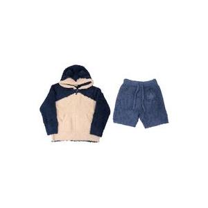 中古衣料雑貨 カビゴン パーカ＆ショートパンツセット ネイビー 130
