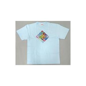 中古Tシャツ カラフルピーチ Tシャツ2023(大集合 Ver.) ライトブルー XLサイズ