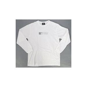 中古Tシャツ BE：FIRST カラーロゴロングスリーブTシャツ ホワイト Lサイズ 受注限定