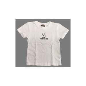 中古Tシャツ ネコ(THE BATTLE CATS) Tシャツ ホワイト 110サイズ 「にゃんこ大戦争」｜suruga-ya