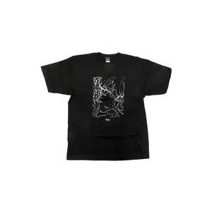 中古Tシャツ Ado タイポグラフィTシャツ 福岡 ブラック×レッド XXL