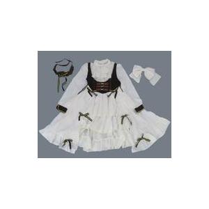 中古コスプレ衣装 カルディア チョーカー付きワンピース ホワイト×ブラウン M-Lサイズ 「Code...