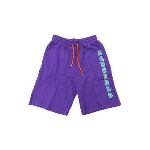 中古衣料雑貨 .ENDRECHERI.(堂本剛) オーバーサイズハーフパンツ パープル フリーサイズ...