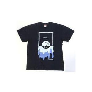 中古Tシャツ __(アンダーバー) BIGプリントTシャツ＜Who am I?＞ ネイビ