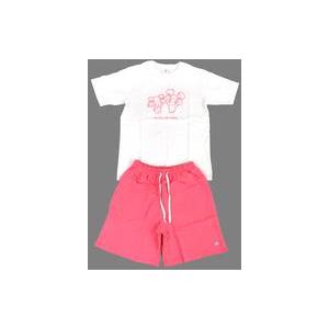 中古衣料雑貨 モモ セットアップ MOVELY×マイメロディ ホワイト×ピンク Lサイズ 「TWIC...