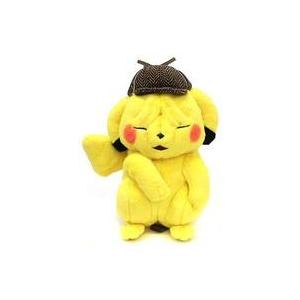 中古ぬいぐるみ ピカチュウ しわしわ顔のぬいぐるみ 「名探偵ピカチュウ」