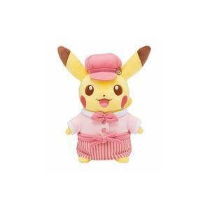 中古ぬいぐるみ ピカチュウ♀ Pikachu Sweets by Pokemon Cafe ぬいぐる...
