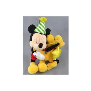中古ぬいぐるみ ミッキーマウス＆プルート(2021ver.) バースデーぬいぐるみバッジ 「ディズニ...