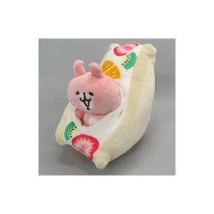 ぬいぐるみ むぎゅっとはさまれ うさぎのフルーツサンド ぬいぐるみ