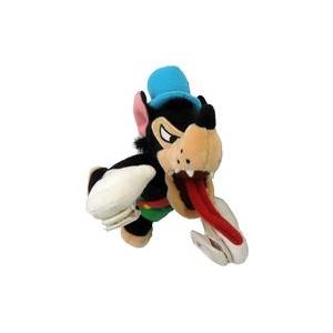 中古ぬいぐるみ ビッグ・バッド・ウルフ くっつきぬいぐるみ 「三匹の子ぶた」 ディズニーストア限定