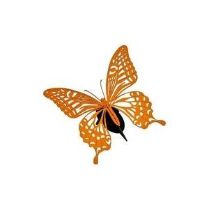 中古パズル チョウ オレンジ 3Dペーパーパズル