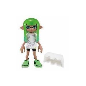 中古食玩 トレーディングフィギュア 1.ガール(ネオングリーン) セット 「スプラトゥーン2 きせか...