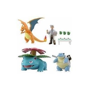 中古食玩 トレーディングフィギュア ポケモンスケールワールド カントー地方 オーキド博士セット プレ...