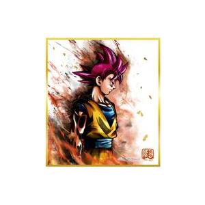 中古食玩 雑貨 超サイヤ人ゴッド 孫悟空 「ドラゴンボール 色紙ART RAGING2」