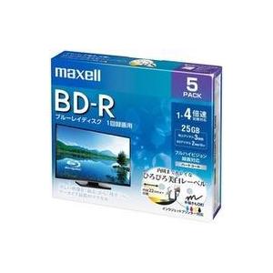 新品BD-R 日立マクセル 録画用BD-R 1回録画 25GB 5枚パック [BRV25WPE.5S]｜suruga-ya