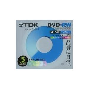 中古DVD-R TDK データ用DVD-RW 4.7GB 2倍速 5枚パック [DRW47PMA5S...