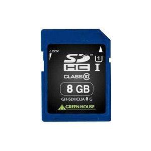 中古家電サプライ グリーンハウス SDHCメモリーカード UHS-I クラス10 8GB [GH-S...