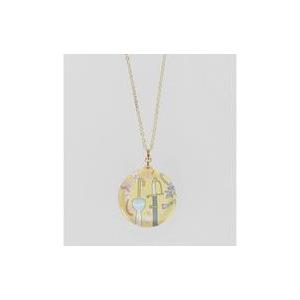 中古銀製品・指輪・アクセサリー 斎森美世＆久堂清霞(モチーフ柄) ガラスネックレス 「わたしの幸せな...