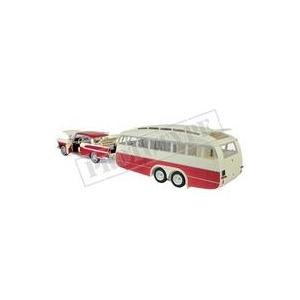 中古ミニカー 1/18 シムカ ヴデット 1958 ＆ Henon トレーラーハウス(カーディナルレ...