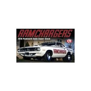 中古ミニカー 1/18 プリムス クーダ 1970 Super Stock Ramchargers ...