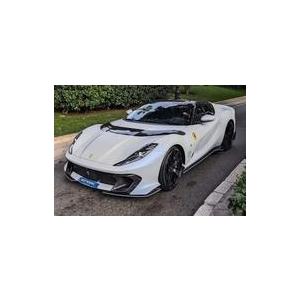 新品ミニカー 1/12 Ferrari 812 Competizione A Matt White Onda Marina [BBR1224CL]
