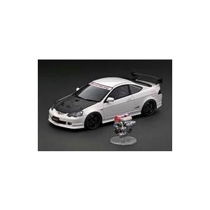 中古ミニカー 1/18 Honda INTEGRA (DC5) TYPE R (ホワイト) With...
