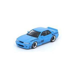 中古ミニカー 1/64 Nissan シルビア S13 ROCKET BUNNY V1(ライトブルー...