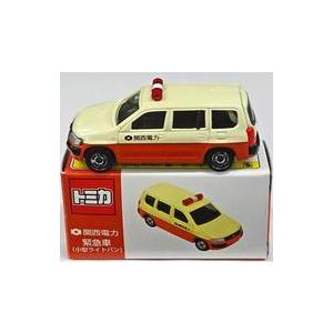 中古ミニカー 1/57 トヨタ プロボックス 関西電力 小型ライトバン緊急車(クリーム×オレンジ/中...