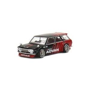 中古ミニカー 1/64 ダットサン KAIDO 510 ワゴン ADVAN 右ハンドル 「ミニGTシ...
