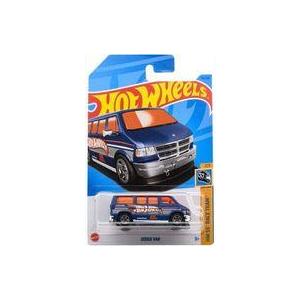 新品ミニカー 1/64 ダッジ バン(ネイビー×オレンジ×グレー) 「Hot Wheels RACE...