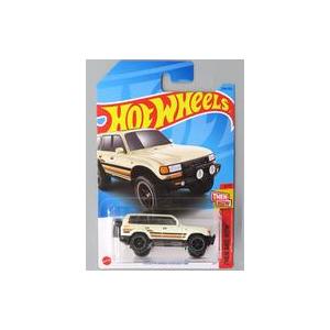 中古ミニカー 1/64 TOYOTA LAND CRUISER 80(アイボリー×オレンジ×ブラック)