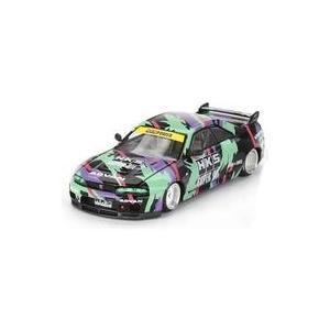新品ミニカー 1/64 Nissan スカイライン GT-R R33 HKS V1(右ハンドル) 「...