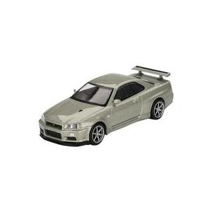 新品ミニカー 1/64 Nissan スカイライン GT-R R34 Vスペック II Nur ミレ...