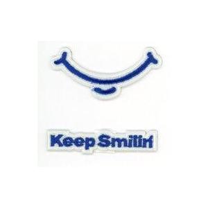 中古シール・ステッカー サザンオールスターズ Keep Smilin’ ワッペンシール ブルー