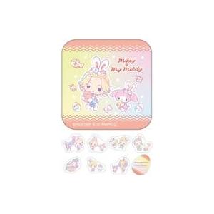 中古シール・ステッカー 佐野万次郎＆マイメロディ(イースターver.) 缶入りフレークシール 「東京...