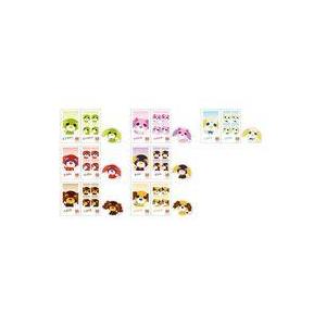 中古シール・ステッカー 全7種セット 「メモリーカットステッカーIDphoto 3枚入り お茶犬」