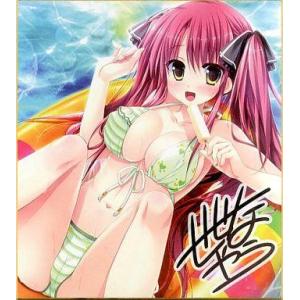 中古紙製品(キャラクター) せせなやうイラスト 複製サイン入り色紙 ソフマップPCげーむ倶楽部201...