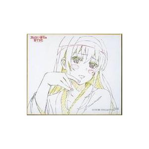 中古紙製品 霞ヶ丘詩羽 アニメ複製原画色紙 「CD 冴えない彼女の育てかた ギャルゲーカバーソングコ...