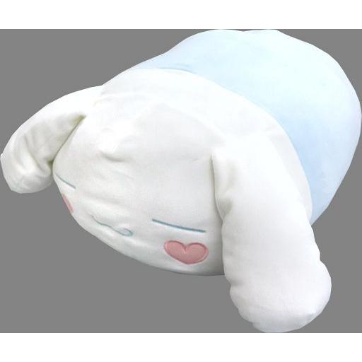 中古クッション・抱き枕・本体 シナモンロール パステル円筒形クッション 「サンリオ」